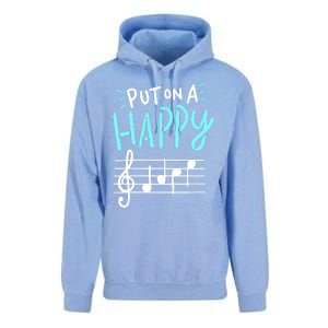 Put On A Happy Music Unisex Surf Hoodie