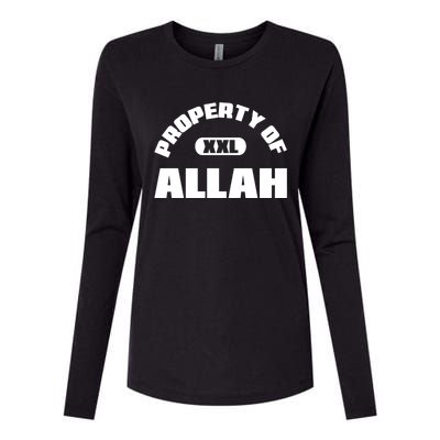 Property Of Allah Islam Muslim Ramadan Kareem Mubarak Mosque Gift Womens Cotton Relaxed Long Sleeve T-Shirt