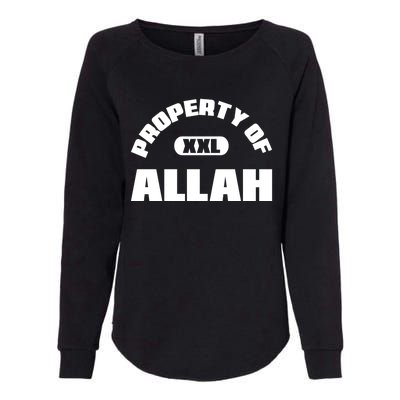 Property Of Allah Islam Muslim Ramadan Kareem Mubarak Mosque Gift Womens California Wash Sweatshirt