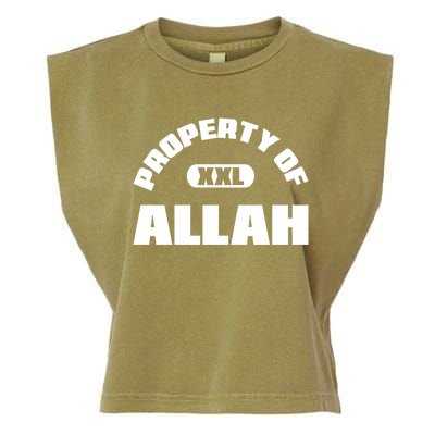 Property Of Allah Islam Muslim Ramadan Kareem Mubarak Mosque Gift Garment-Dyed Women's Muscle Tee