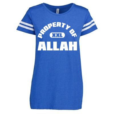 Property Of Allah Islam Muslim Ramadan Kareem Mubarak Mosque Gift Enza Ladies Jersey Football T-Shirt