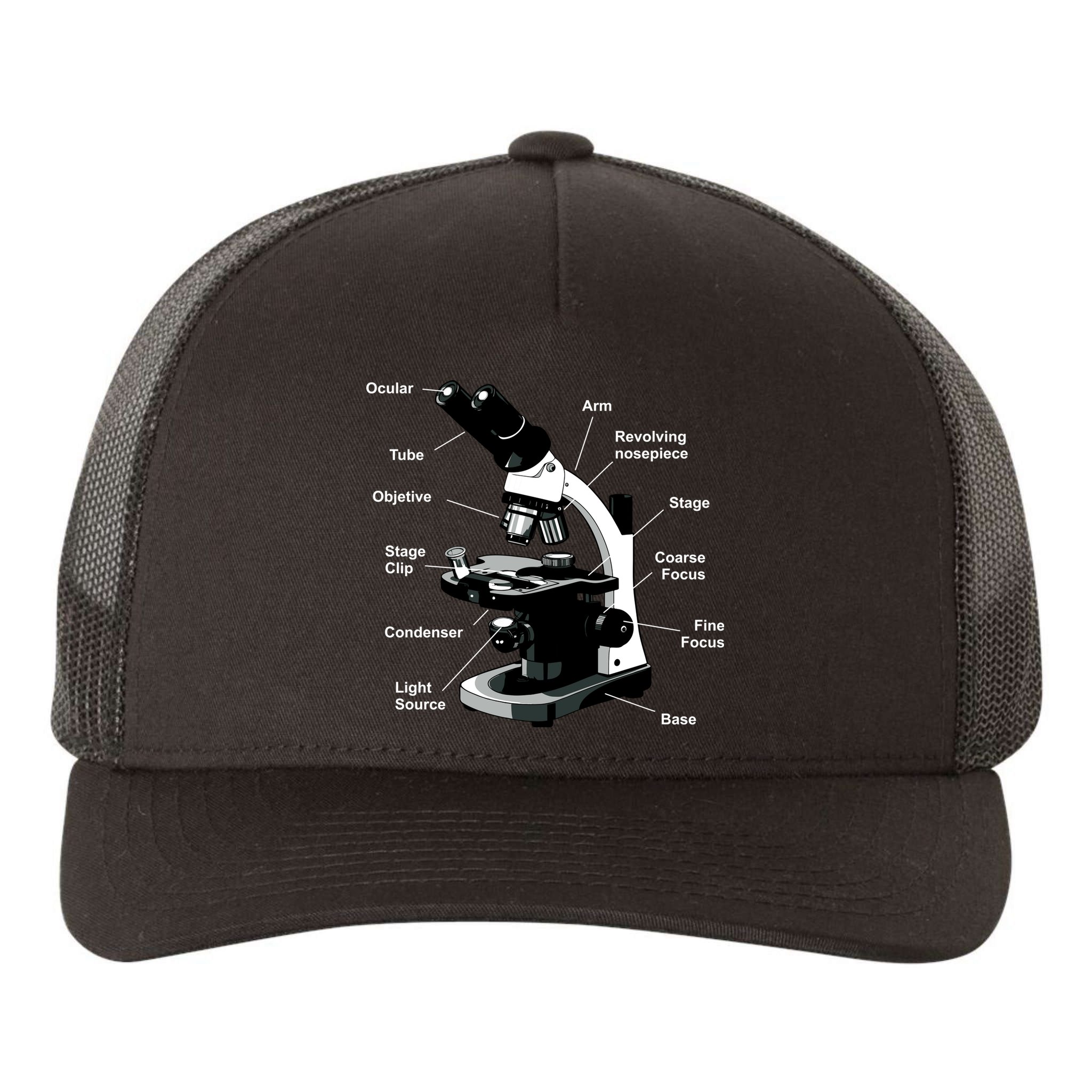 Parts Of A Microscope Yupoong Adult 5-Panel Trucker Hat