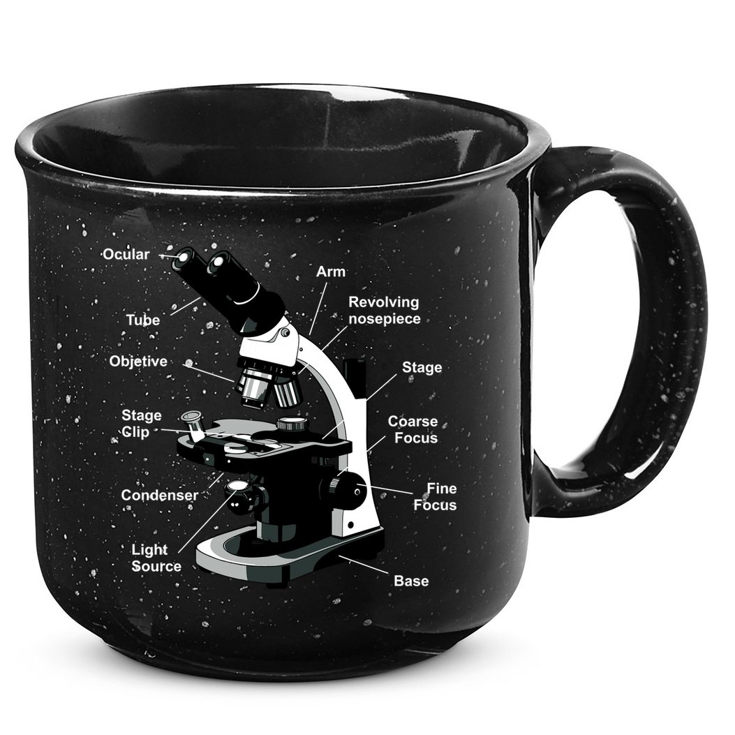 Parts Of A Microscope 15oz Campfire Ceramic Mug