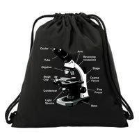 Parts Of A Microscope Drawstring Bag