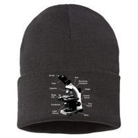 Parts Of A Microscope Sustainable Knit Beanie