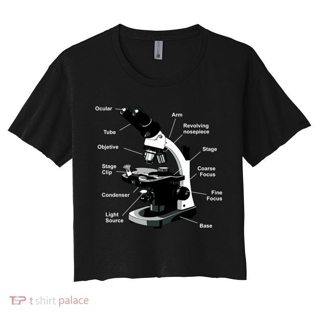 Parts Of A Microscope Crop Top
