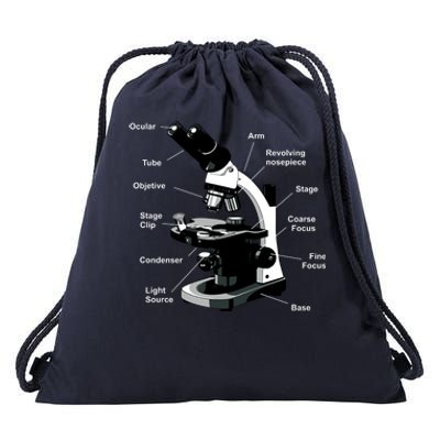 Parts Of A Microscope Drawstring Bag