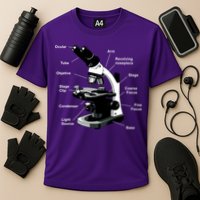 Parts Of A Microscope Cooling Performance Crew T-Shirt