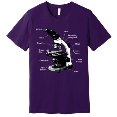 Parts Of A Microscope Premium T-Shirt