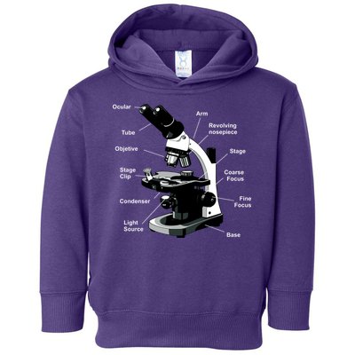 Parts Of A Microscope Toddler Hoodie