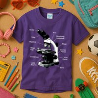 Parts Of A Microscope Kids T-Shirt