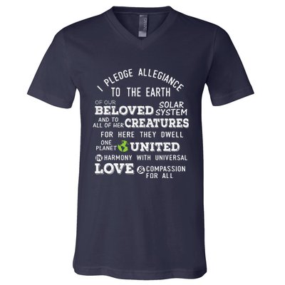 Pledge Of Allegiance V-Neck T-Shirt