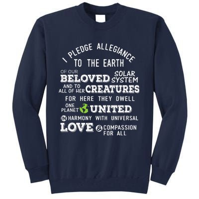 Pledge Of Allegiance Tall Sweatshirt