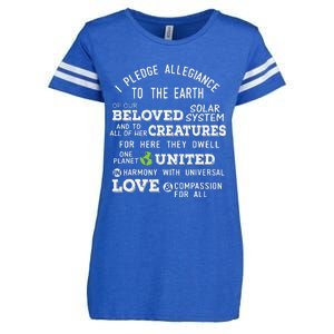 Pledge Of Allegiance Enza Ladies Jersey Football T-Shirt