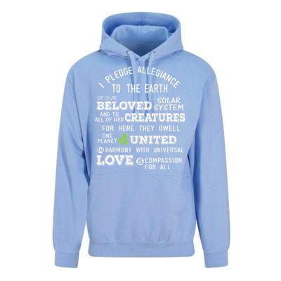 Pledge Of Allegiance Unisex Surf Hoodie