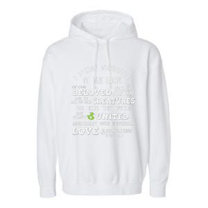 Pledge Of Allegiance Garment-Dyed Fleece Hoodie