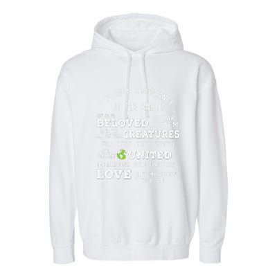 Pledge Of Allegiance Garment-Dyed Fleece Hoodie