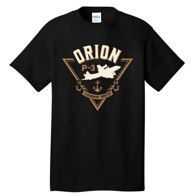 P3 Orion Antisubmarine Warfare Naval Patrol Aircraft Tall T-Shirt