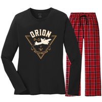 P3 Orion Antisubmarine Warfare Naval Patrol Aircraft Women's Long Sleeve Flannel Pajama Set 