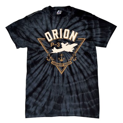 P3 Orion Antisubmarine Warfare Naval Patrol Aircraft Tie-Dye T-Shirt