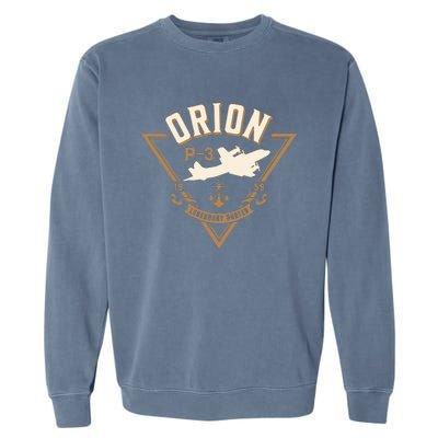 P3 Orion Antisubmarine Warfare Naval Patrol Aircraft Garment-Dyed Sweatshirt