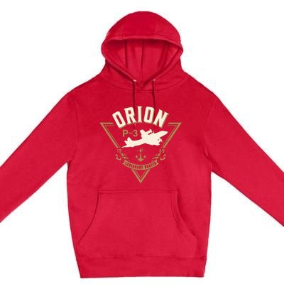 P3 Orion Antisubmarine Warfare Naval Patrol Aircraft Premium Pullover Hoodie