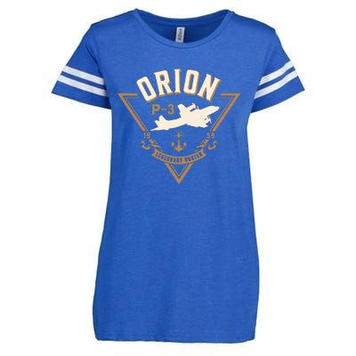 P3 Orion Antisubmarine Warfare Naval Patrol Aircraft Enza Ladies Jersey Football T-Shirt