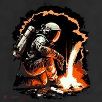 Parody Of Astronaut Becoming A Welder In Space Cool Comfort Performance Bucket Hat
