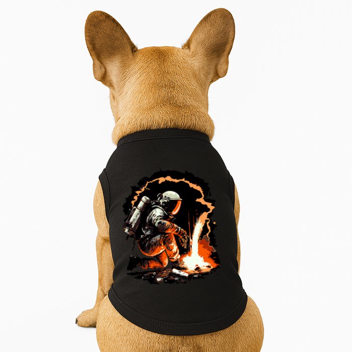 Parody Of Astronaut Becoming A Welder In Space Doggie Tank
