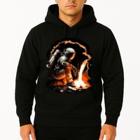 Parody Of Astronaut Becoming A Welder In Space Hoodie