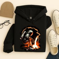Parody Of Astronaut Becoming A Welder In Space Hoodie