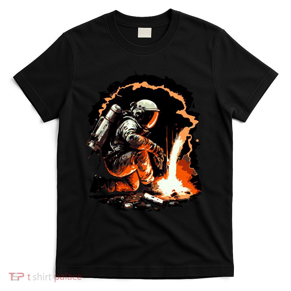 Parody Of Astronaut Becoming A Welder In Space T-Shirt