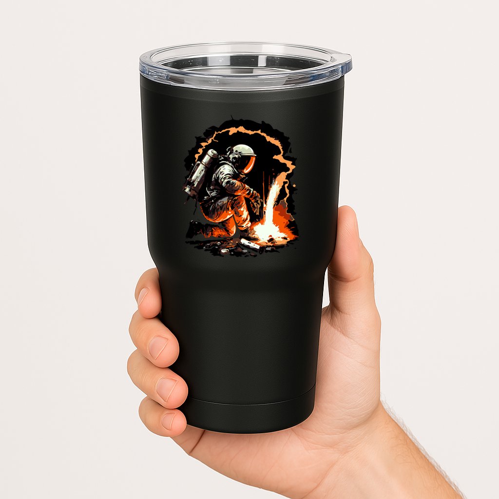 Parody Of Astronaut Becoming A Welder In Space Tumbler