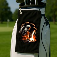 Parody Of Astronaut Becoming A Welder In Space Golf Towel
