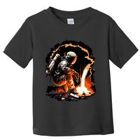Parody Of Astronaut Becoming A Welder In Space Toddler T-Shirt