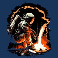 Parody Of Astronaut Becoming A Welder In Space Infant Baby Jersey Bodysuit