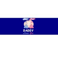 Pink Or Blue Daddy Loves You Gender Reveal Party Shower Gift Bumper Sticker