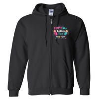 Poppin Out Babies For The New Year Labor & Delivery 2025 Full Zip Hoodie