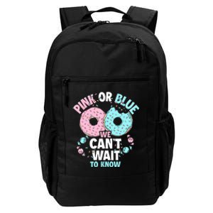 Pink Or Blue We Cant Wait To Know Donut Gender Reveal Daily Commute Backpack