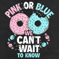 Pink Or Blue We Cant Wait To Know Donut Gender Reveal Adult Drive Performance Visor