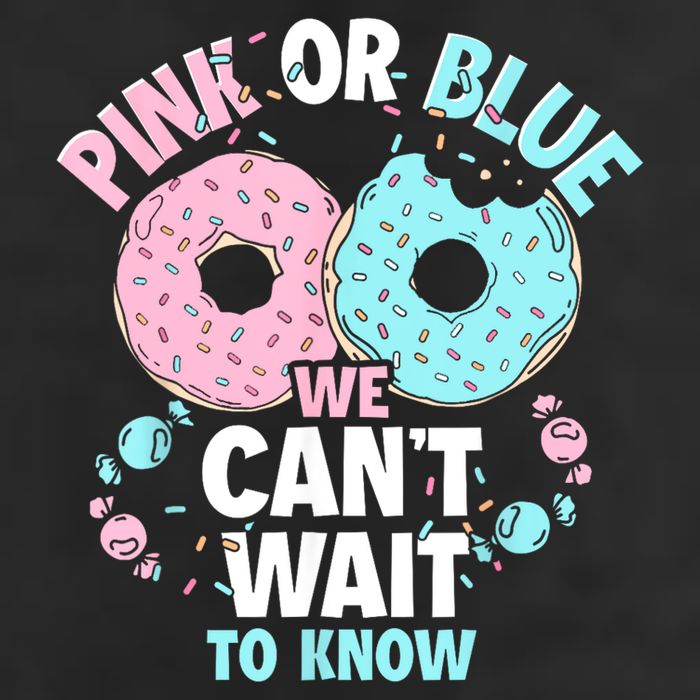 Pink Or Blue We Cant Wait To Know Donut Gender Reveal Adult Drive Performance Visor
