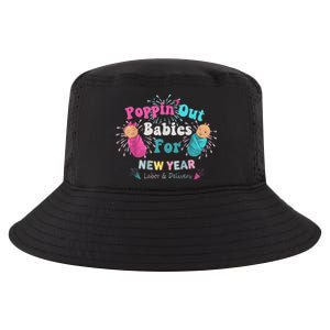 Poppin Out Babies For The New Year Labor & Delivery 2025 Cool Comfort Performance Bucket Hat