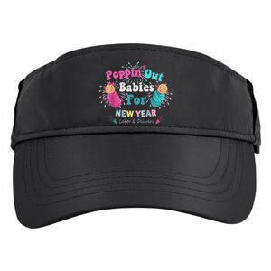 Poppin Out Babies For The New Year Labor & Delivery 2025 Adult Drive Performance Visor