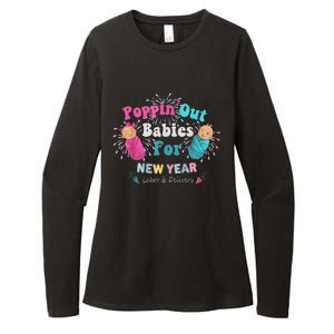 Poppin Out Babies For The New Year Labor & Delivery 2025 Womens CVC Long Sleeve Shirt