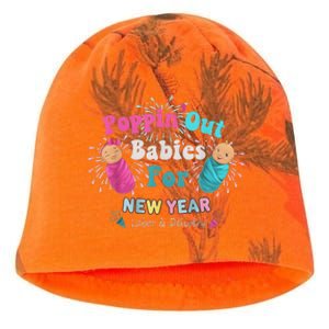 Poppin Out Babies For The New Year Labor & Delivery 2025 Kati - Camo Knit Beanie