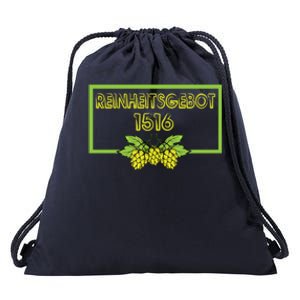 Purity Offer Beer Brewer Malt Hops Yeast Water Meaningful Gift Drawstring Bag