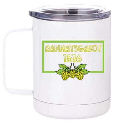 Purity Offer Beer Brewer Malt Hops Yeast Water Meaningful Gift 12 oz Stainless Steel Tumbler Cup