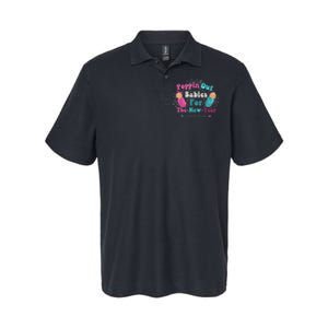 Poppin Out Babies For The New Year Labor & Delivery 2025 Softstyle Adult Sport Polo