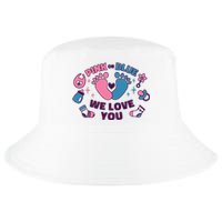 Pink Or Blue We Love You Pregnancy Reveal Cool Comfort Performance Bucket Hat