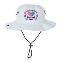 Pink Or Blue We Love You Pregnancy Reveal Legacy Cool Fit Booney Bucket Hat